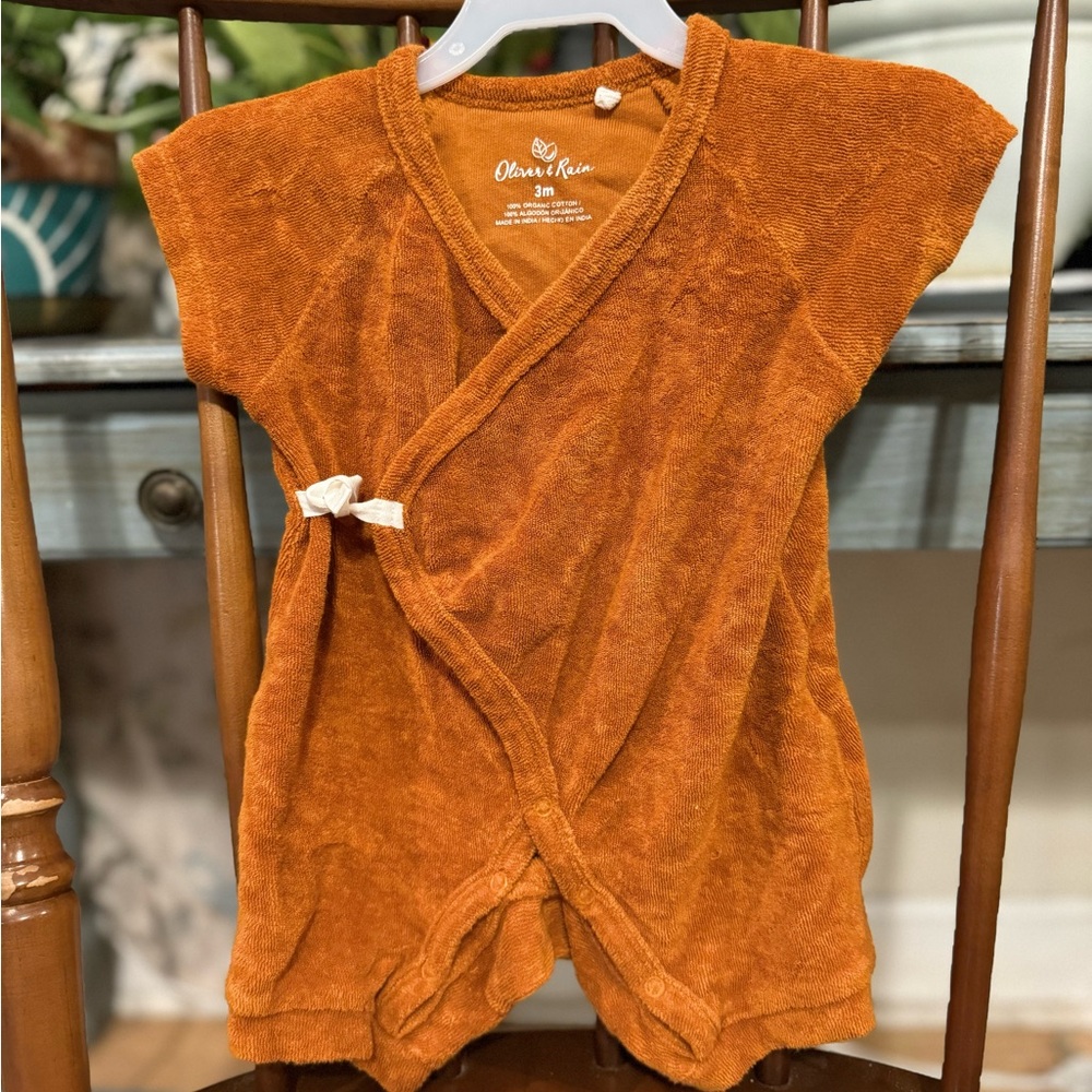 Oliver & Rain terry kimono romper
